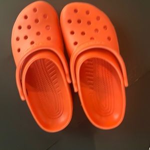 Orange crocs barely worm!!